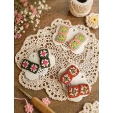 Par de presilha de cabelo hair clips / bico de pato artesanal