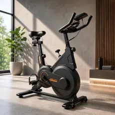 Bike Spinning Ergométrica Silenciosa com Regulagem de Resistência para Casa até 150kg