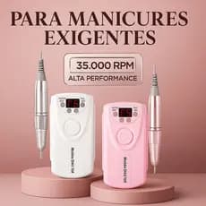 Lixadeira Portátil Motor 35.000 Rpm Unhas Elétrica Micro Profissional Sem fio