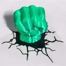 Mão do Hulk Fúria - Item de Decoração - Colecionável Com fixação