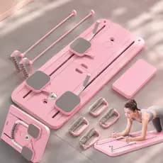 Equipamento Pilates Fitness 9 em 1 Prancha Abdominal Compacta