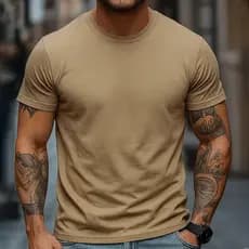 Camisa Masculina 100% Algodão Básica Moda Casual Dia a Dia Academia Streetwear Conforto Premium Top