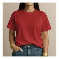 Camisa Básica Feminina 100% Algodão Lisa Premium Casual Dia a Dia Trabalho Academia Moda Streetwear