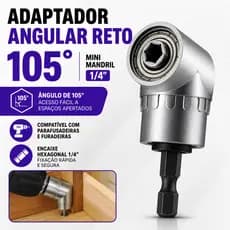 Adaptador Angular Magnético P/ Furadeira Parafusadeira 105°