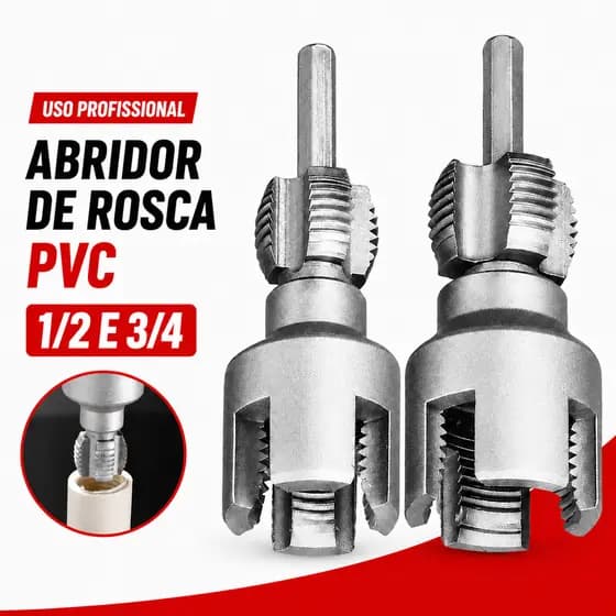 Rosqueamento de Tubos Internos e Externos 1/2 Ou 3/4