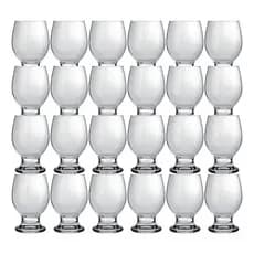 Kit 24 Taça Copo Agua Chop Paulista 250ml Vidro Para Cerveja Bar Nadir