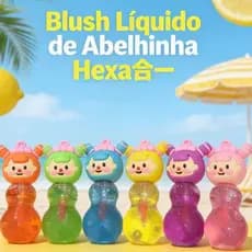 Blush Liquido 6 em 1 Boneco Gourd - Miss Betty