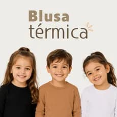 Blusa Térmica Peluciada Inverno Unissex Para Menino e Menina