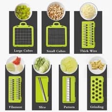 Fatiador De Legumes Aço Inox Fatiador Cortador Ralador De Legumes Verduras Frutas Alimentos