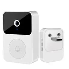 Campainha Wifi Com Câmera Olho Mágico Digital Sem Fio Atende Pelo Celular Interfone Portátil Segurança Residencial