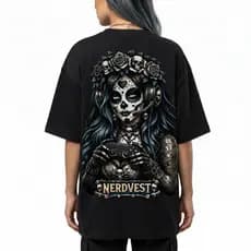 Camiseta Oversized Premium Treino Algodão Feminina Gamer