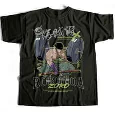 Camiseta Básica Rononoa Zoro GYM Maromba Treino One Piece