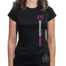 Camiseta Baby Look Dry Fit  Uniforme para Professores e Alunos de Educação Física | Personalizada MD