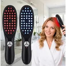 Escova Massageadora com Laser 4 em 1 – Tratamento Capilar e Antiqueda Janoclick