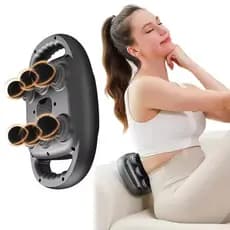 Massageador com 6 cabeças Pistola de Massagem Elétrica Massageador de Tecidos Profundos janoclick