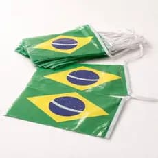 Varal 10m 12 Bandeirinhas Copa Do Mundo Brasil Bandeirolas