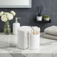 Organizador Porta Cotonetes Porta Algodão Porta Pincel Banheiro