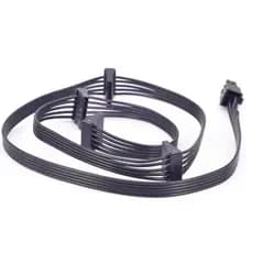 Cabo De Alimentação Modular PERIPHERAL E SATA 6PIN Para 4 * Porta Corsair CX750F/RM650/RM750/RM850/RM1000