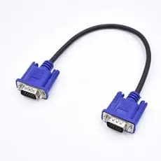 30cm VGA SVGA Monitor Projetor HDB15 Macho Para Extensão HDTV Computador tv Sinal Cabo Curto