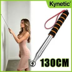 Martelo Oco Extensível de Aço Inoxidável 130cm – Telescópico Ajustável para Inspeção Residencial e Profissional
