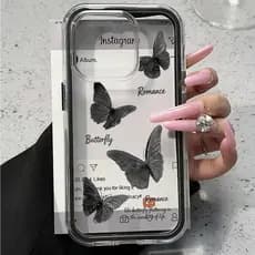 Capa 3 Em 1 Capinha Para iPhone 17 Air 16 15 14 13 12 11 Pro Max Plus Normal Transparente Acrílico Anti-Impacto HL057
