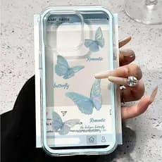 Capa 3 Em 1 Capinha Para iPhone 17 Air 16 15 14 13 12 11 Pro Max Plus Normal Transparente Acrílico Anti-Impacto HL057