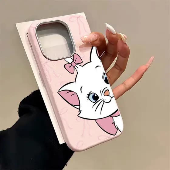 Capinha Estampa Da Marie Para iPhone 11 12 13 14 15 16 Plus 17 Air Pro Max Capa De Silicone Fofa E Anti-quedas GL067