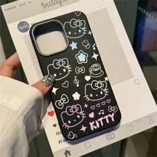 Capa Anti-quedas Fofa Com Acabamento Em Couro Capinha Para iPhone 11 12 13 14 15 16 Plus 17 Ar Pro Max GE066
