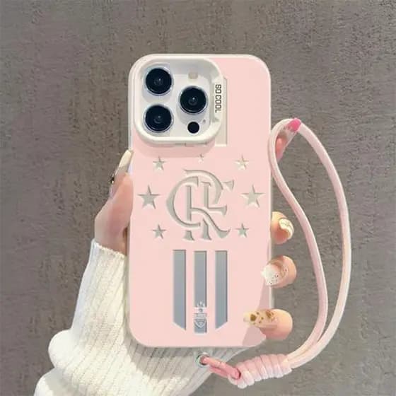 Kit  Chain Antiderrapante Capinha  O Primeiro Clube Case Para Motorola Moto G04 G04s E14 G22 G14 G24 G54 G84 Capa