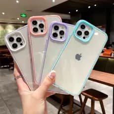 Não Oculta a Cor Original Capa Capinha Para iPhone 17 Ar 16 15 14 Plus 13 12 11 Pro Max Normal 2 Em 1 Anti-Impacto