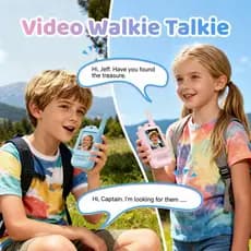 Comunicador HD De Desenho Animado Walkie Talkie Infantil-Mini Sem Fio Para Interação Pai-Filho E Presente