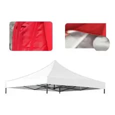 Lona Cobertura Tenda 3x3 Teto Alto Dobrável Com Proteção Uv