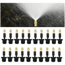 Kit 20 Nebulizador Sprinkler Névoa Irrigação Cobre 1/2 Rosca