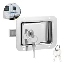 Fechadura De Aço Inoxidável Para Caixa De Carga , Porta-Malas , van , motorhome , Ônibus .