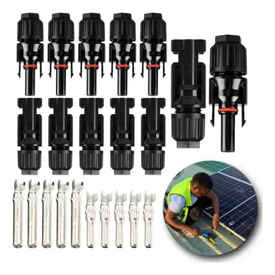 100x Conector Mc4 Painel Solar Energia (100 Pares)