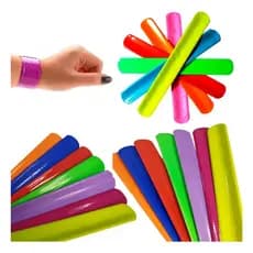 Pulseira Bate Wrap Party Club Com 100 Peças Em Cores Sortidas