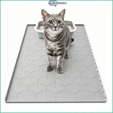 Almofada de Silicone para animais de estimação de 87 x 57 cm, à prova d'água e umidade, adequada para caixa de areia de
