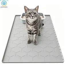 Almofada de Silicone para animais de estimação de 56 * 86 cm ・ Design à prova d'água ・ Adequado para caixa de areia para