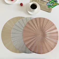 Conjunto de mesa de jantar redonda americana conjunto de 3/6 peças redondo Design de moda à prova d'água Anti-escaldante