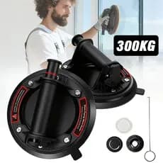 KIT 2 Ventosa Sucção 300kg Vacuo Profissional Para Vidro Marmore Ventosa Profissional