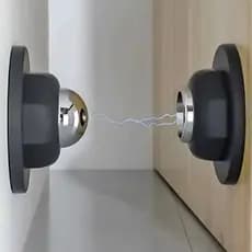Prendedor de Porta Magnético Inox 304 Forte com Adesivo ou Parafuso Anti Impacto