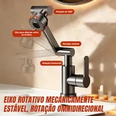Torneira Lavatorio Bancada Mesa Torneira Banheiro Pode Girar 360°