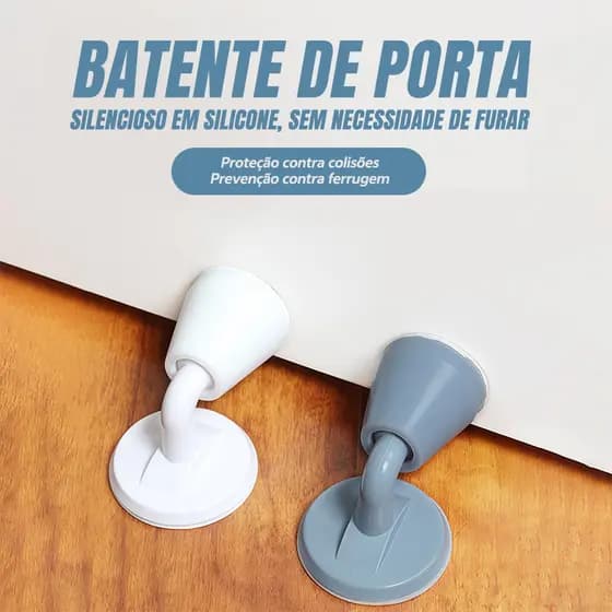 1/2/3/4 Peças De Fixadores De Batente De Porta e Amortecedores Adesivos