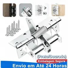 Dobradiça de trava de aço inoxidável equipada com mola ajustável abertura suave e fechamento silencioso