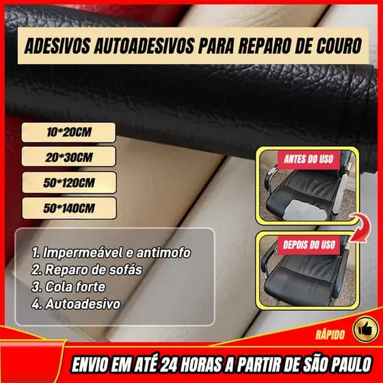 Adesivo Autocolante De Couro PU Para Sofás Reparo de Bolsas em Couro