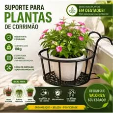 Suporte Para Pendurar Vaso De Planta Parede