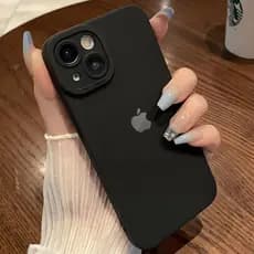 Capa Para iPhone 17 Pro Max Air 13 16 15 14 12 11 XS XR 7 8 Plus Metal Apple Logotipo Silcionone Macia JJ