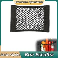 25x30cm Rede de malha para armazenamento do assento traseiro do carro suporte de bagagem adesivo de bolso organizador