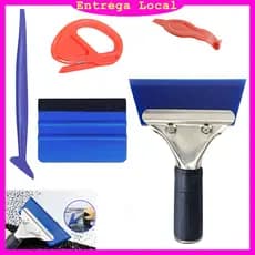 Kit de filme de janela de carro de 5 Peças, Ferramenta de filme de janela de carro profissional e fácil de usar