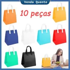 26 x 27x17 cm, Lancheira com isolamento térmico, bolsa térmica para levar para viagem, festa, bebida, piquenique, férias